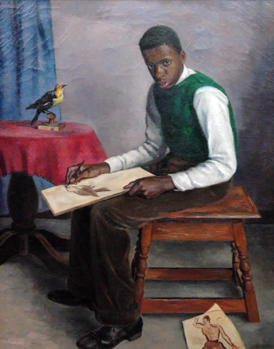 The Art Student by Edmund Brucker