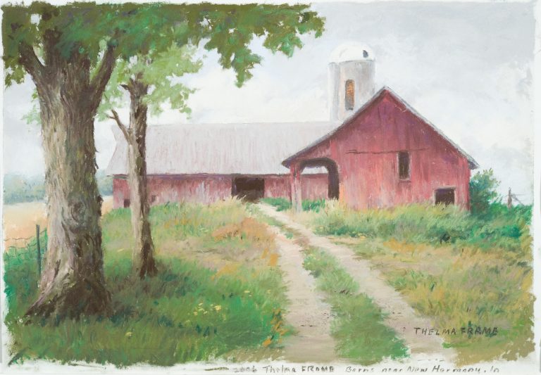thelma frame new harmony barn