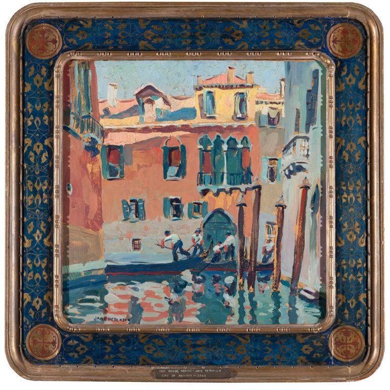 jane peterson painting red house venice