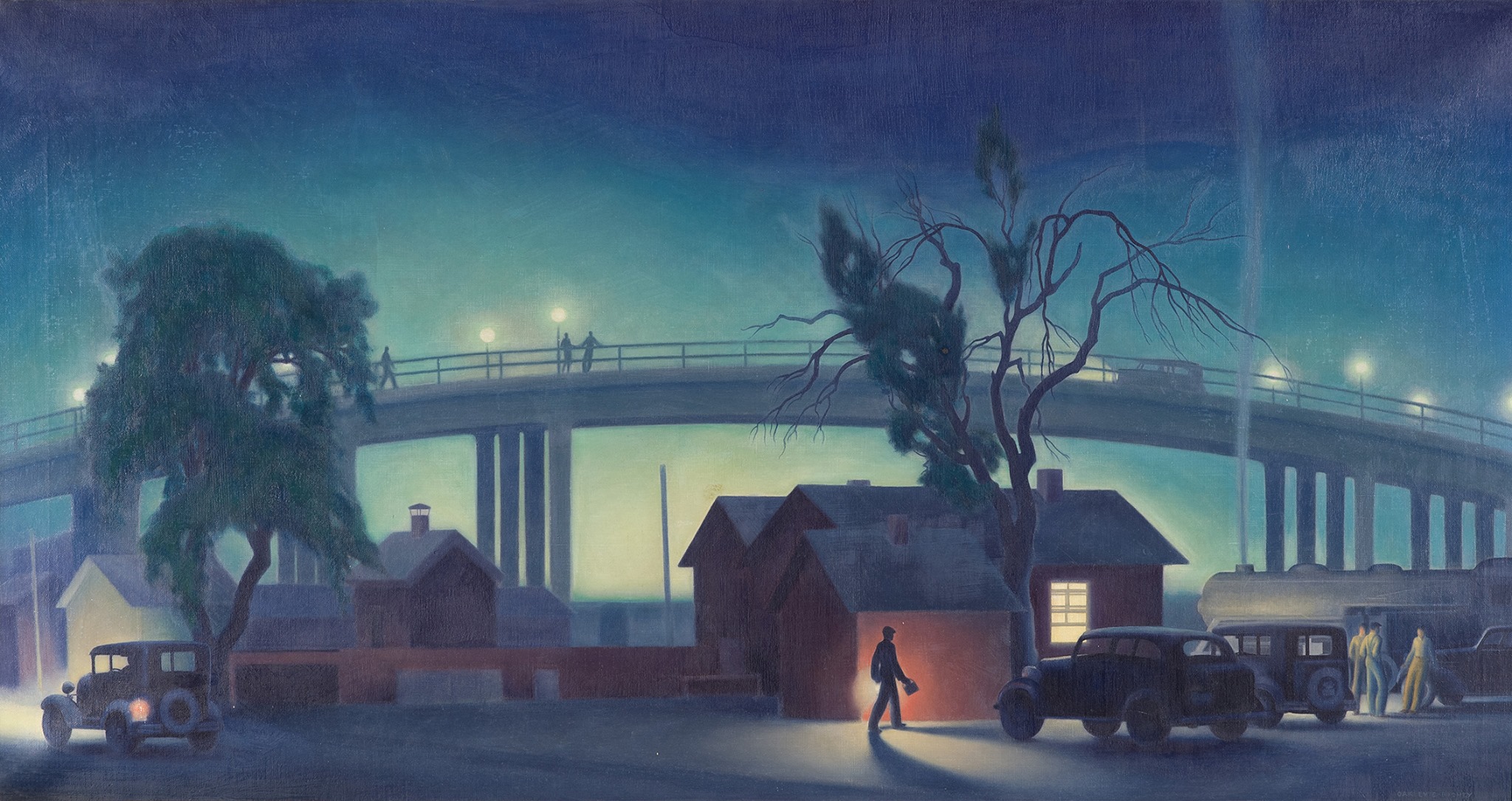 evening light by oakley richey painting